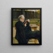 L'homme qui lit - Emanuel Baschny — framed artwork on a wall