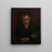 Portrait of Professor Edmund von Hellmer - Emanuel Baschny — framed artwork on a wall