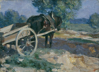 The cart horse - Emanuel Franz Hegenbarth — artwork view