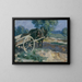 The cart horse - Emanuel Franz Hegenbarth — framed artwork on a wall