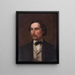 Nathan Flint Baker - Emanuel Gottlieb Leutze — framed artwork on a wall