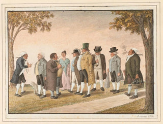 Farmers and bathers on Blumenstein - Emanuel Jenner — artwork view