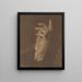 Study of the Hand - Emanuel Leutze — framed artwork on a wall