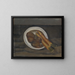 Still life with radishes and potatoes - Emanuel Schättli — framed artwork on a wall
