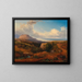 View of an Eastern Fortress with a Port City Beyond - Emanuel Stöckler — framed artwork on a wall