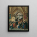 Interior painting of the parish church of Aussee - Emanuel Stöckler — framed artwork on a wall