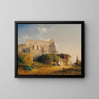 Palais de Tekfur à Constantinople - Emanuel Stöckler — framed artwork on a wall