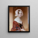 Portrait Painting of a Young Woman - Emanuel Thomas Peter — framed artwork on a wall