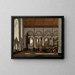 Interior of the Oude Kerk in Amsterdam - Emanuel de Witte — framed artwork on a wall