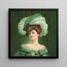 Emerald Painting - Anonymous — framed artwork on a wall
