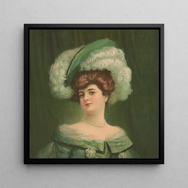 Emerald Painting - Campbell Metzger Jacobson — framed artwork on a wall