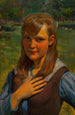 Portrait of a young girl - Emil Alexay Olexk — artwork view