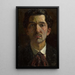 Self-portrait - Emil Alexay Olexk — framed artwork on a wall