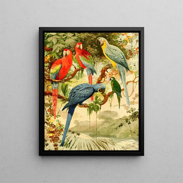 Arras - Emil August Göldi — framed artwork on a wall