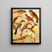 Bem-te-vis Painting - Emil August Göldi — framed artwork on a wall