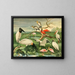 Storks with spoon bills - Emil August Göldi — framed artwork on a wall