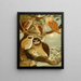 Hiboux - Emil August Göldi — framed artwork on a wall