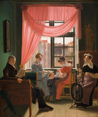Family Portrait Painting - Emil Brentsen — artwork view