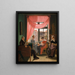 Family Portrait Painting - Emil Brentsen — framed artwork on a wall