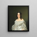 Portrait of Émilie Benzon - Emil Brentsen — framed artwork on a wall