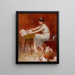 Flower arrangement - Emil Carlsen — framed artwork on a wall