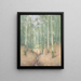 Wooden Interior Painting - Emil Carlsen — framed artwork on a wall