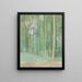 Landscape painting with wooded scenery - Emil Carlsen — framed artwork on a wall