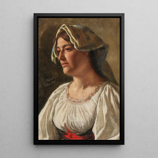 Emil Czech - Portrait Of An Italian Woman.webp