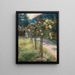 La roseraie - Emil Czech — framed artwork on a wall