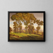Landscape with Trees - Emil Ernst Heinsdorff — framed artwork on a wall