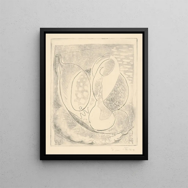 Ztiší - Emil Filla — framed artwork on a wall