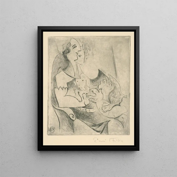 This One - Emil Filla — framed artwork on a wall