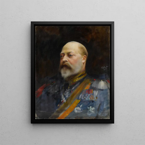 King Edward VII - Emil Fuchs — framed artwork on a wall