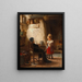 Grandfather and grandmother - Emil Gottlieb Schuback — framed artwork on a wall