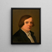 Self-portrait Emil Heinrich Bauch - Emil Heinrich Bauch — framed artwork on a wall