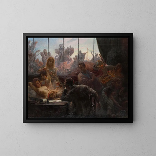 The Dream of Poets - Emil Holarek — framed artwork on a wall
