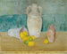 Still life with stone jugs and lemons - Emil Kraus — artwork view