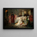 L'Accusation of Kriemhild - Emil Lauffer — framed artwork on a wall
