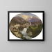 View of Bad Gastein - Emil Ludwig Lühr — framed artwork on a wall