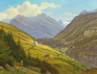 Scene from the Gastein Valley - Emil Ludwig Lühr — artwork view