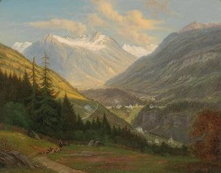 View of Bad Gastein - Emil Ludwig Lühr — artwork view