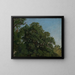 Oak Crown Painting - Emil Lugo — framed artwork on a wall