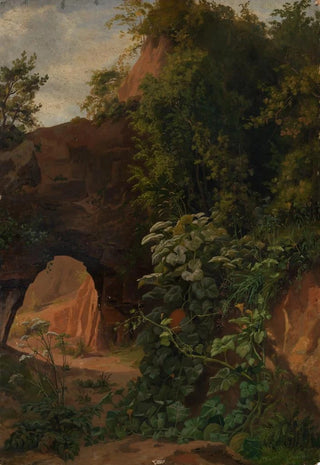 Emil Lugo - Felsentor mit wildem Krbis und Schierling.webp