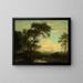 Landscape Study Painting - Emil Lugo — framed artwork on a wall