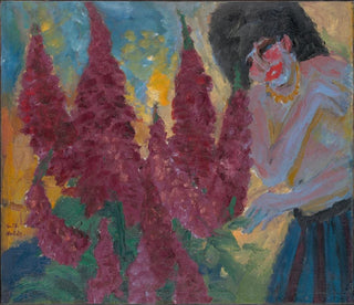 Morning in the Flower Garden - Emil Nolde — artwork view