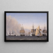 La bataille de Rheden le 2 avril 1801 - Emil Normann — framed artwork on a wall