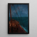Night Voyage in the Mediterranean - Emil Orlik — framed artwork on a wall