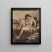 Female Nude Painting - Emil Orlik — framed artwork on a wall