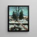Winter Painting - Emil Orlik — framed artwork on a wall