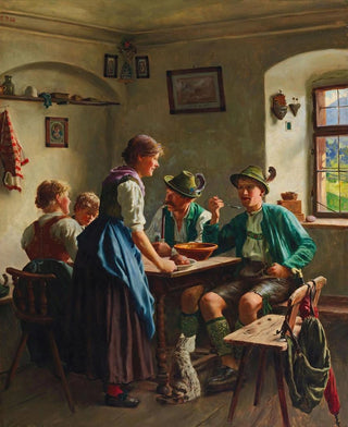 a farmhouse living room - Emil Rau — artwork view